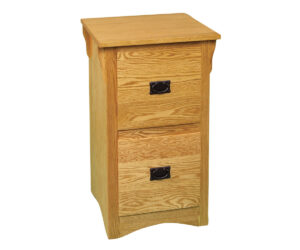 2 Drawer Mission Filing Cabinet by Genuine Oak Designs