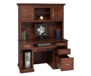 Traditional Computer Desk by Genuine Oak Designs