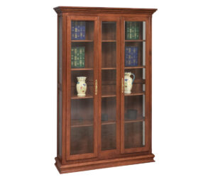 Double Door Picture Frame Deluxe Bookcase by Genuine Oak Designs