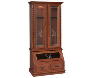 8 Gun Cabinet by Genuine Oak Designs