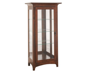 1 Door Mission Curio by Genuine Oak Designs