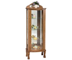 Rectangular Curio by Genuine Oak Designs