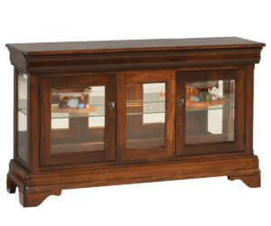 Louise Phillipe Large Console Curio by Genuine Oak Designs