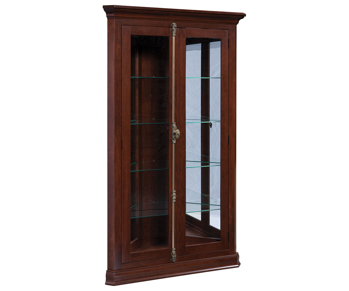 Havenna Corner Curio by Genuine Oak Designs