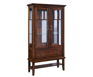 Aiden Mission Curio by Genuine Oak Designs