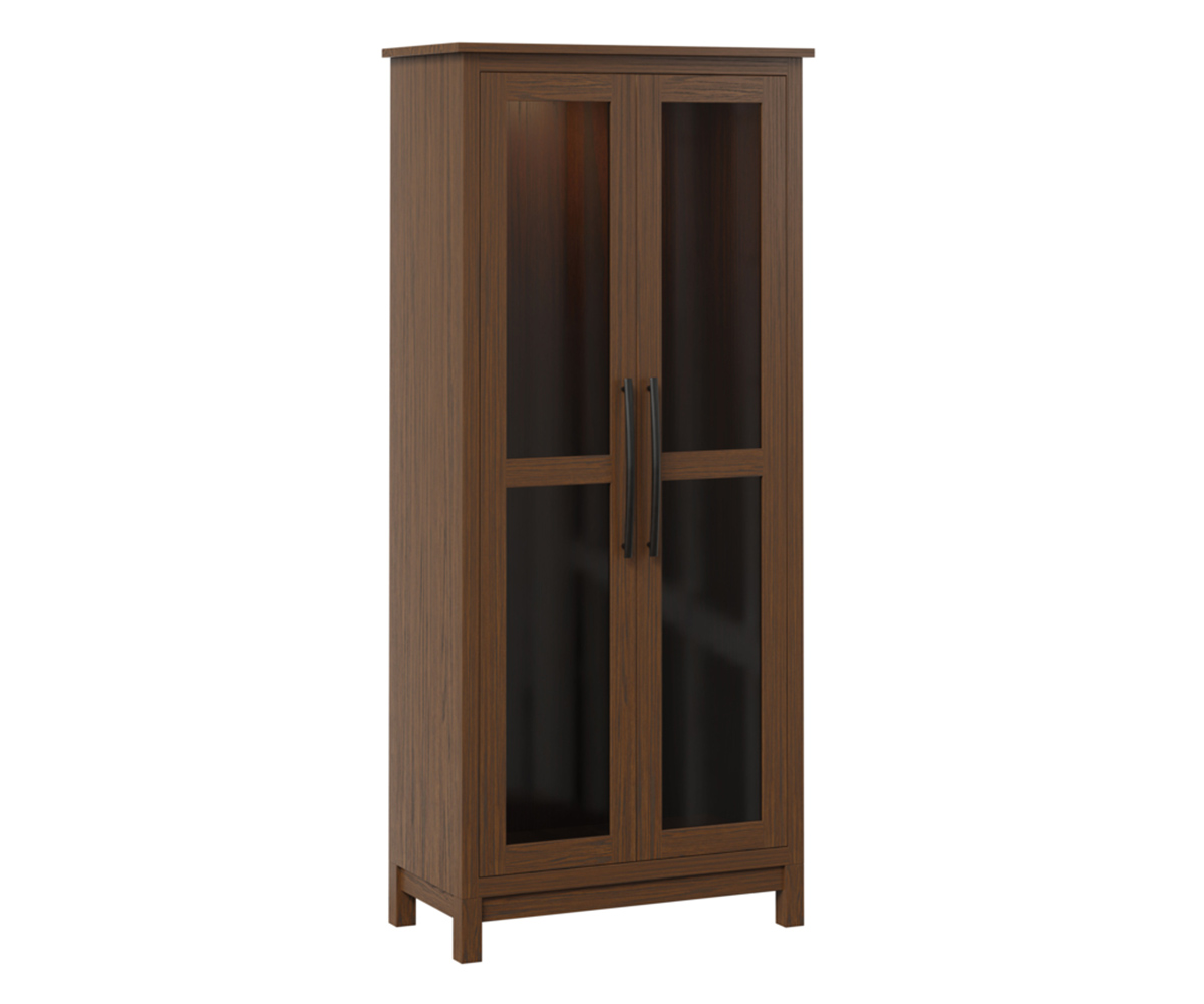 Glass Door Pantry Cupboard by Genuine Oak Designs