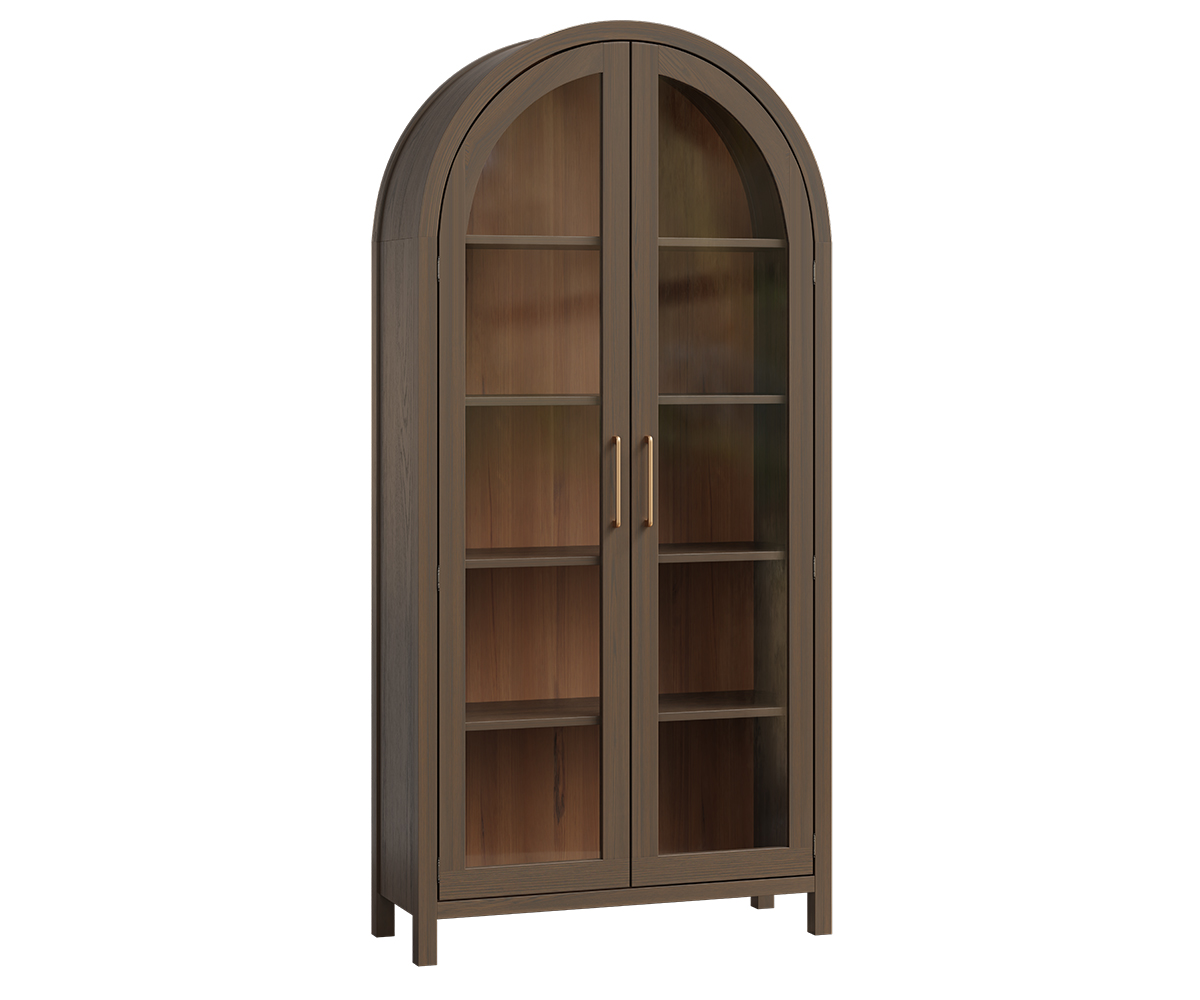 Millhall Display Case by Genuine Oak Designs