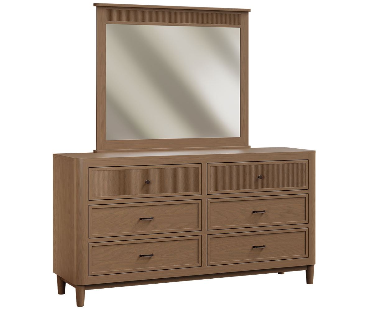 Millhall 6 Drawer Dresser by Genuine Oak Designs