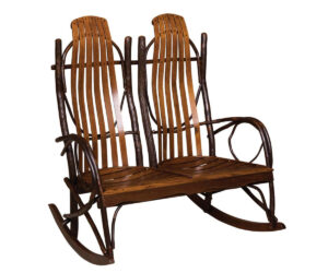 Bendwood Double Rocker by Hilltop Hickory Furniture