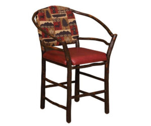 30″ Hoop Bar Stool by Hilltop Hickory Furniture