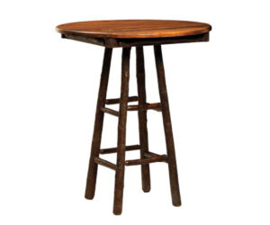 36″ Round Pub Table With Windmill Base by Hilltop Hickory Furniture