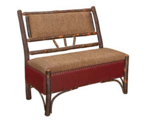 Hoosier Storage Bench by Hilltop Hickory Furniture