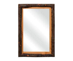 Hickory Framed Mirror – 24″H by Hilltop Hickory Furniture