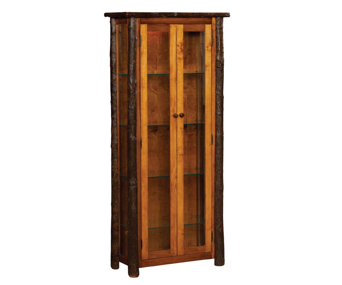 Enclosed Curio Cabinet by Hilltop Hickory Furniture