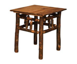 Lumber Jack End Table by Hilltop Hickory Furniture