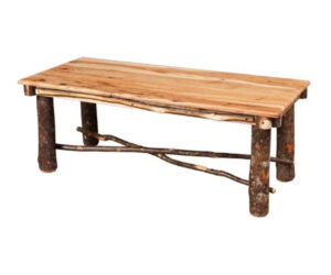 Coffee Table With Solid Top by Hilltop Hickory Furniture
