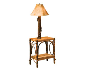 Floor Lamp And Table by Hilltop Hickory Furniture