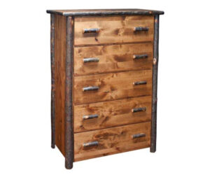 Bear Lodge Five Drawer Chest by Hilltop Hickory Furniture