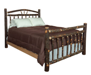 Wagon Wheel Bed by Hilltop Hickory Furniture