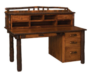 Secretary Desk With Desk Top Organizer by Hilltop Hickory Furniture