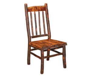 Millcreek Live Edge Chair by Hilltop Hickory Furniture