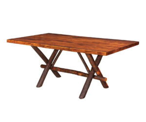 Millcreek Live Edge Dining Table by Hilltop Hickory Furniture