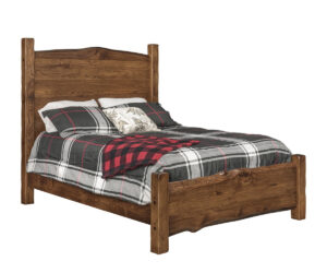 Cross Lake Live Edge Bed by Hilltop Hickory Furniture