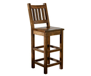 Rough Cut Maplewood 30″ Barstool by Hilltop Hickory Furniture