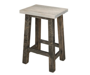 24″ Roughcut Maplewood Bar Stool by Hilltop Hickory Furniture