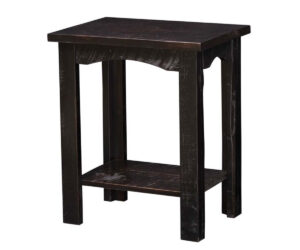 Roughcut Maplewood Chairside Table by Hilltop Hickory Furniture