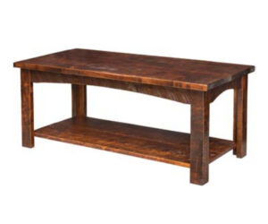 Roughcut Maplewood Coffee Table by Hilltop Hickory Furniture