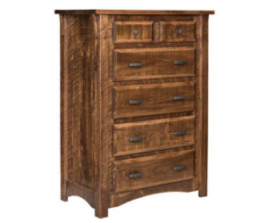 Rough Cut Maplewood 6 Drawer Chest by Hilltop Hickory Furniture