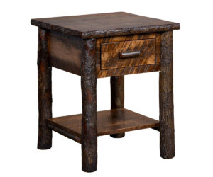 Settlers 1 Drawer Nightstand With Bottom Shelf by Hilltop Hickory Furniture