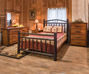 Wagon Wheel Bedroom Collection by Hilltop Hickory Furniture