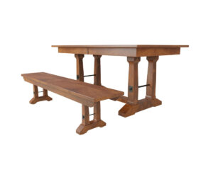 Carla Elizabeth Double Pedestal by Hermies Table Shop