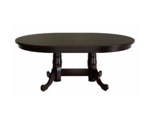 Colonial Double Pedestal Table by Hermies Table Shop
