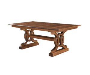 Delta Double Pedestal Table by Hermies Table Shop