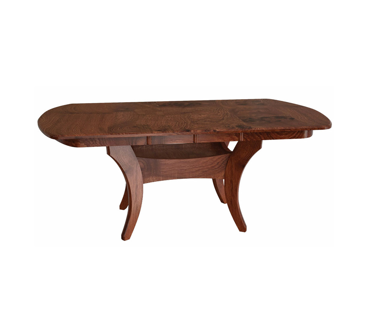 Fenton Double Pedestal Table by Hermies Table Shop