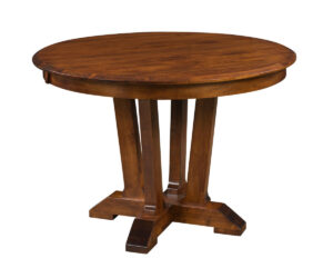 Harper Single Pedestal Table by Hermies Table Shop
