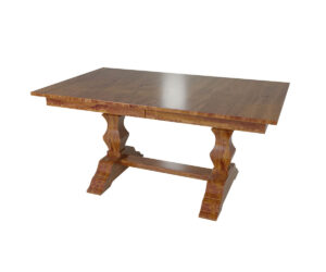 Jessica Double Pedestal Table by Hermies Table Shop