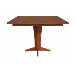 Vintage Single Pedestal Table by Hermies Table Shop