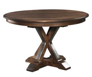 York Single Pedestal Table by Hermies Table Shop