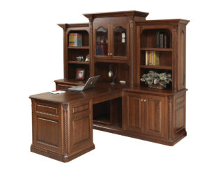 Lexington Partner Desk and 3 Piece Hutch by Dutch Creek Design