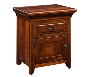 Marcella 1 Door 1 Drawer Nightstand by Brookside Home Furnishings
