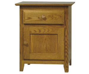 Shaker One Drawer One Door Nightstand by Brookside Home Furnishings