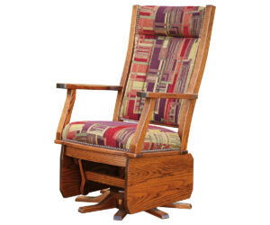 Mission Swivel Glider with Solid Sides by Buckeye Rockers