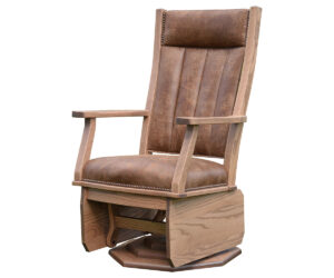 Mission Swivel Glider Solid Sides by Buckeye Rockers