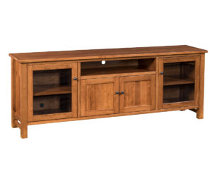 Cabin Creek 84″ Entertainment Console by Nisley Cabinets LLC