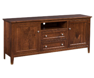 Riverton 73″ Entertainment Console by Nisley Cabinets LLC