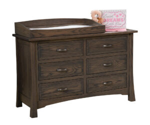 Addison 6 Drawer Dresser With Changing Box Top Option by Old Town Oak